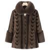 Old Lady Winter Mink Coat Fleece Thickened New Thermal Cotton Coat Old Man Coat Women