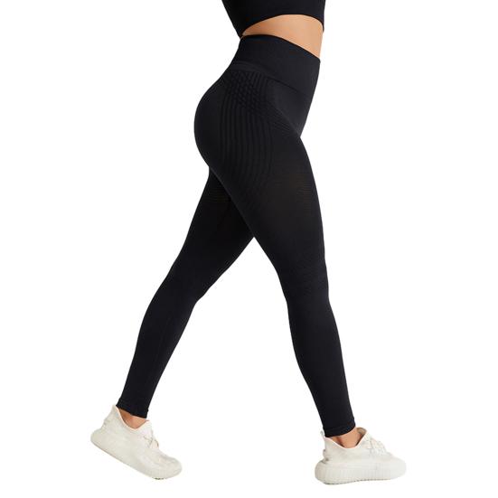 Kadın Yoga Taytları Karın Kontrolü Kalça Kaldırıcı Yüksek Belli Dikişsiz Egzersiz Sıkı Pantolonlar Esnek Vücut Şekillendirici Kompresyon Pantolon