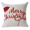 Christmas Decoration Cushion Cover Cartoon Elk Santa Cushion Cover Christmas Pillow Case Linen Decoration Pillow Home Decoration