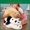 Poduszka We Bare Bears Kreskówkowy Niedźwiedź Niedźwiedź Grizzly Panda Miękka Pluszowa Zabawka Lalka Urocza i Przytulna