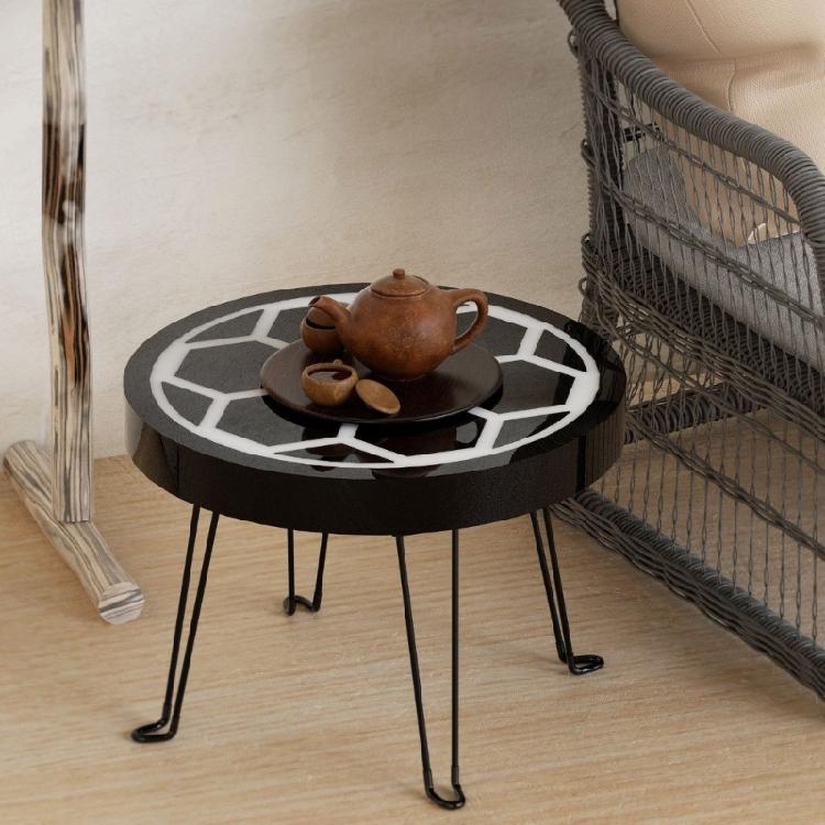 Handcraft Own Resin Art with Our Sturdy Silicone Mold Home Accessory for Creating Bespokes Circular Tabletop Decoration