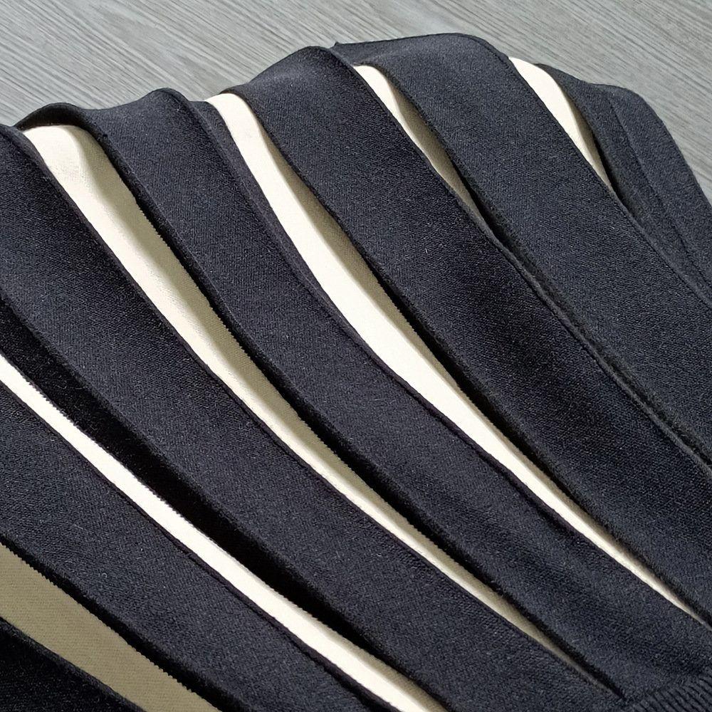 Damen Colorblock Röcke Elastischer Bund Kontrastfarbene Röcke Einfarbig Streetwear A-Linie Midi-Rock