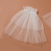 Detachable Layered Sleeves Bride Wedding Arm Cover Decorate White Ruffle Puff Sleeve for Bridal Accessories Gloves