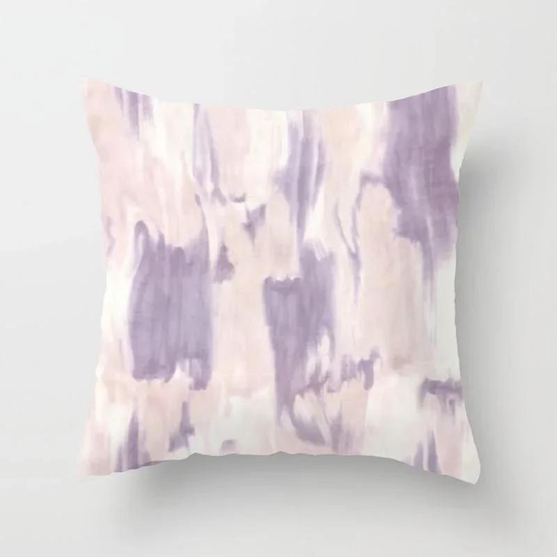 Tie Dye Cushion Cover, Geometric Abstract Art Throw Pillow Sofa Home Decor