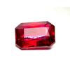 Natural Red Emerald Cut 8 Carat Ruby CERTIFIED Loose Gemstone Jwelery Making