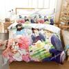 Moderne 3D-Druck Kawaii Mädchen Beyond The Boundary Bettwäsche-Set Schlafzimmer Weiche Moderne Tagesdecken Bequeme Bettbezüge Kissenbezüge