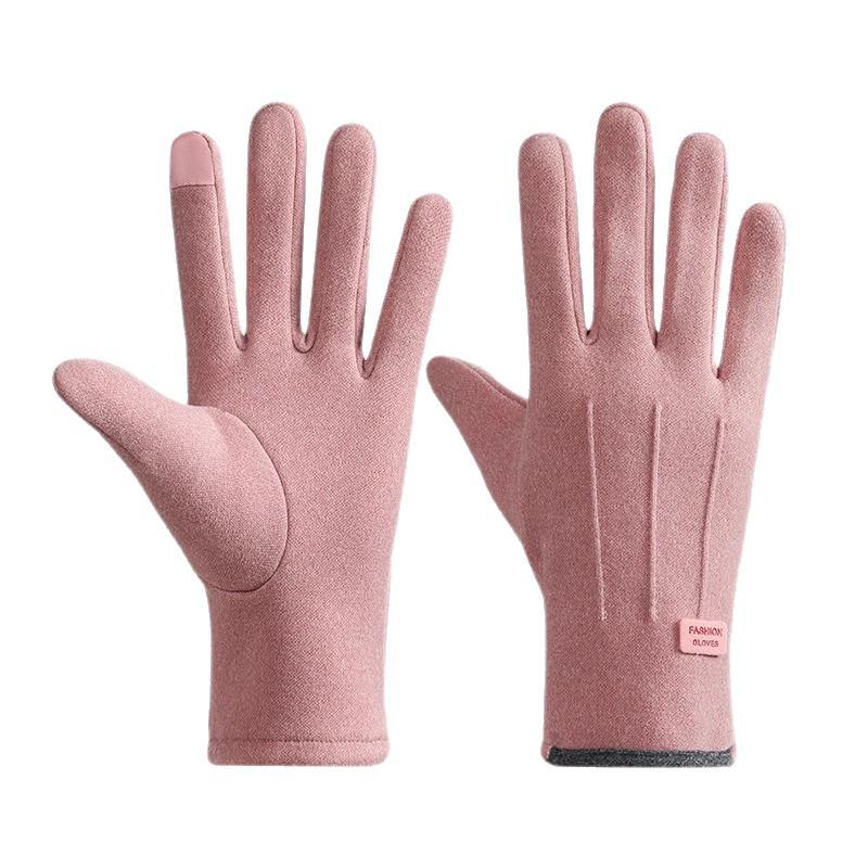 Damen Winter Touchscreen Motorradhandschuhe, Warmes Samt, Kältefest, für Outdoor-Fahrten