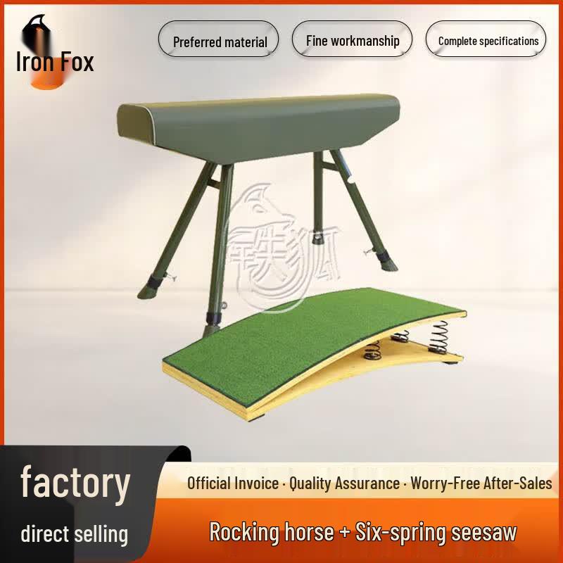 Iron Fox Gymnastics Vaulting Horse & Jump Board Set