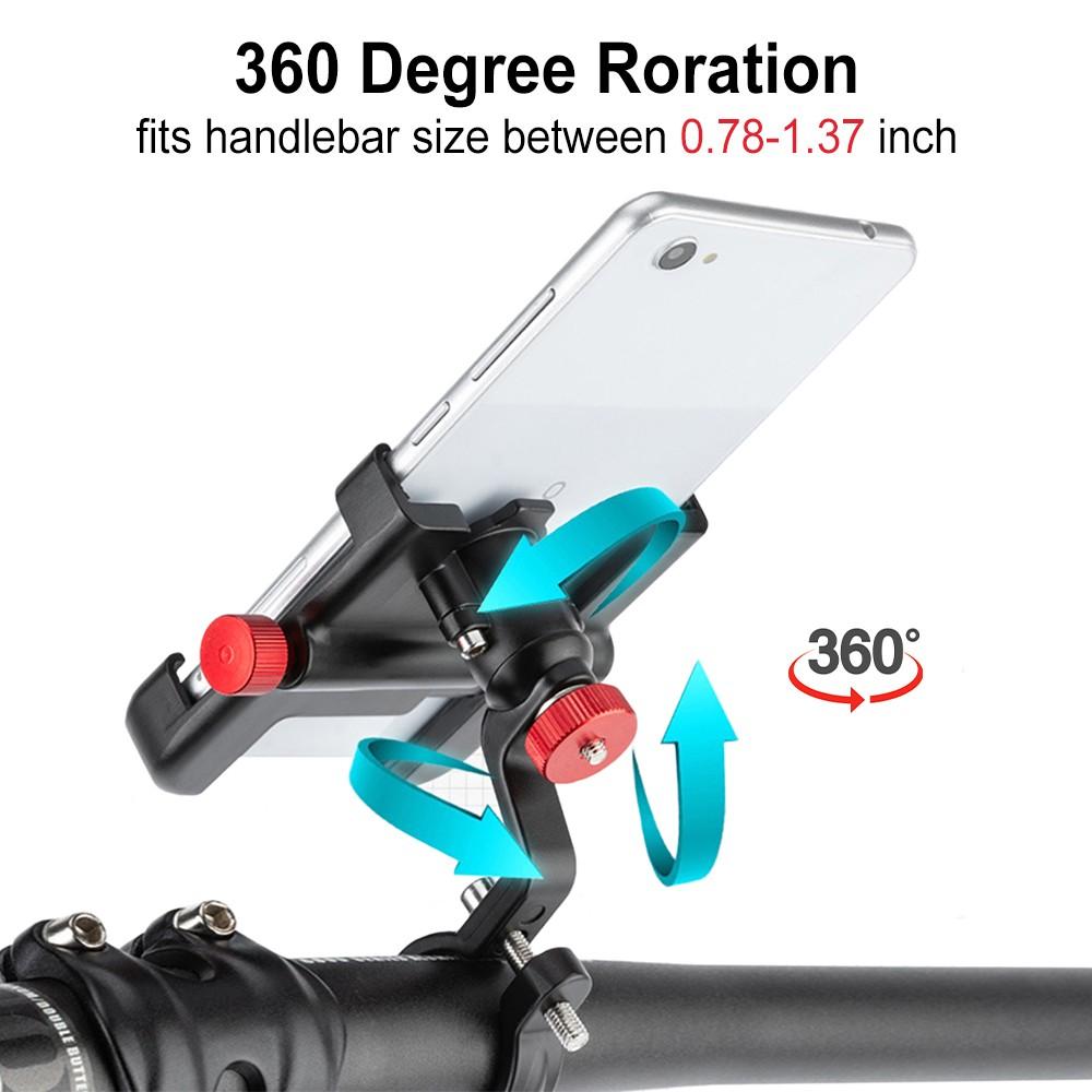 Bicycle Bike Aluminum Alloy Mobile Phone Holder For Handlebar Handle Bar Scooter