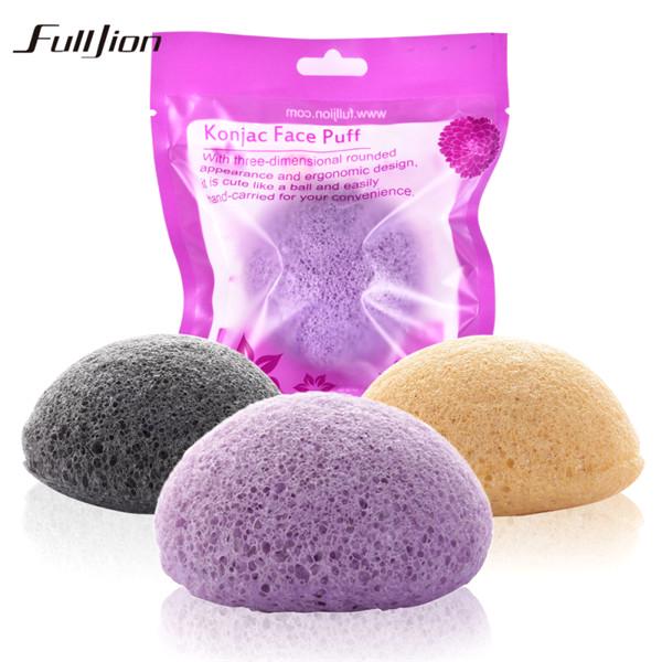 Buy Konjac Sponge Cosmetic Puff Face Cleaning Sponge Natural Puff