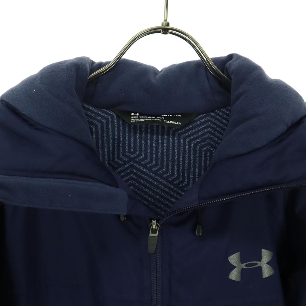 UNDER ARMOUR COLDGEAR Long sleeve Bench coat SM Navy Men's Used