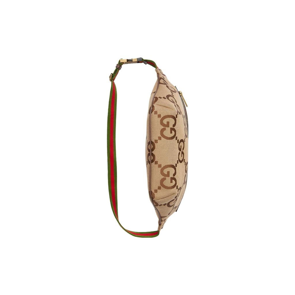 Gucci Modetrend Altes Blumenlogo Rot Grün Gurt Reißverschluss Leinwand Crossbody Umhängetasche Hüfttasche Herrentaschen Braun 696031-UKMDG-2570