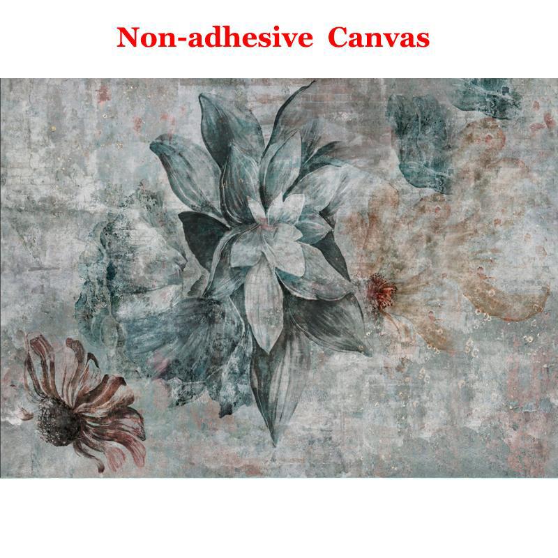 

Пользовательские 3D фотообои Скандинавские винтажные цветы Спальня Столовая Кухня Задний план Фреска Домашний декор Обои для гостиной 300cm (W) x 200cm (H)