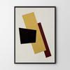 Plakat geometria minimalizm Lyubov Popova