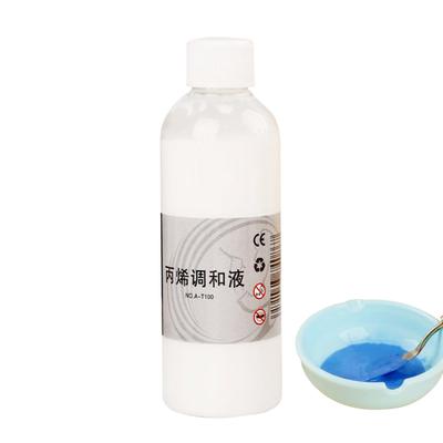 100ml Flow Aid Fluid Improver Fluid Additive For Teachers Artists Palette Preparation Color Blending Crafts Projects Models
