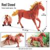 Children's Farm Animal Models: Cow, Pig, Rooster, Donkey, Duck, Cat, Sheep - Plastic Toy Set