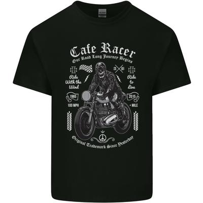 Cafe Racer Motorcycle Motorbike Biker Unisexs Light Cotton TShirt