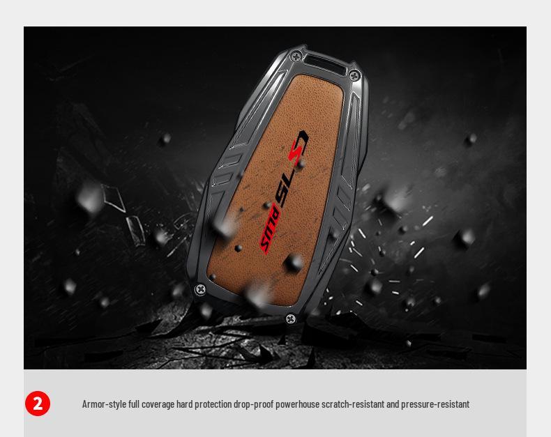 Changan CS55 PLUS Key Case: 2nd/3rd Gen Blue Whale Edition, Three-Button Protective Shell for Men & Women