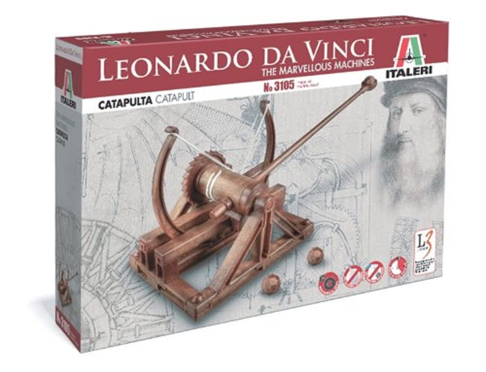Italeri Leonardo da Vinci's Catapult Plastic Model Kit IT3105