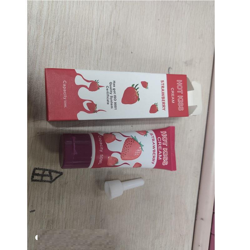 Sex Glidemiddel 50ml Glidemiddel Vannbasert Strawberry Sex Oil Vaginal og anal gel Voksne Sexprodukt