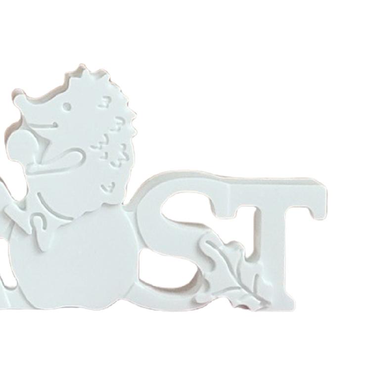 Autumn Candle Molds Silicone Mould Plasters Molds Casting Molds Ornament Molds Letters with Hedgehogs Epoxy Resin Molds