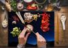 GLASS CUTTING BOARD 52x40 STARS