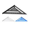Aluminum Alloy Triangle Ruler Metric Imperial Clear Scale High Accuracy Easy To Read for Engineer Ca