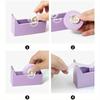 Eyelash Extension Tape Holder Base Lash Adhesive Tape Cutter Dispenser Grafting Lash Plastic Rotating Makeup Tool