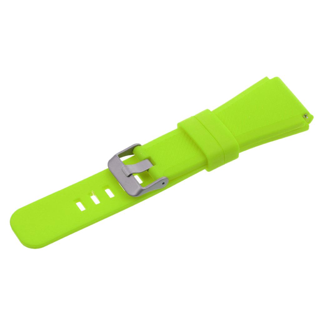 Wrist Strap Silicone Watchband For Samsung Gear S3 Classic Fluorescent green