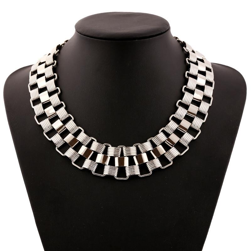 Necklace Geometric Metal Jewelry With Alloy Material For Casual Wear Gift