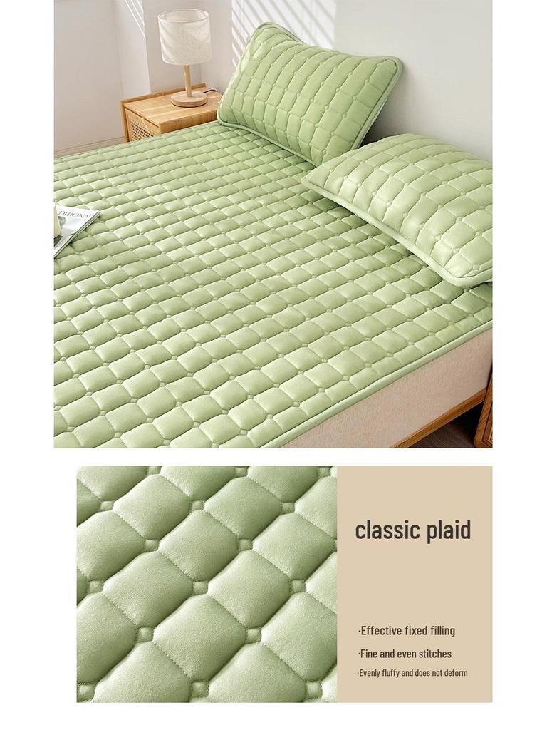 Vier Jahreszeiten Universal Matratzenauflage: Weiche, rutschfeste Unterlage für Wohnheim, Hotel und Zuhause - Einzel- oder Doppel-Schutzunterlage