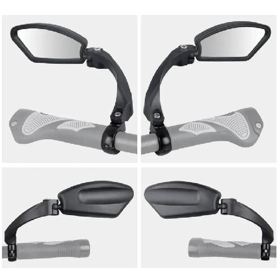 Bicycle Mirror MTB Road Bike Rear View Mirror Cycling Handlebar Back Eye Blind Spot Mirror Flexible Safety Rearview Bike Mirrors