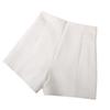 Women's Casual A-Line White Shorts: Slim, Versatile, High-Waist, Wide-Leg - 2024 Summer Fashion