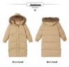 2024 Women's Extra-Long Korean Cotton Quilt Coat - Winter Over-the-Knee Loose Fit