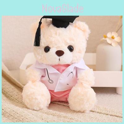 Teddy Bear Doctor Plush Toy With Soft Pp Cotton For Medical Student Graduation Gift