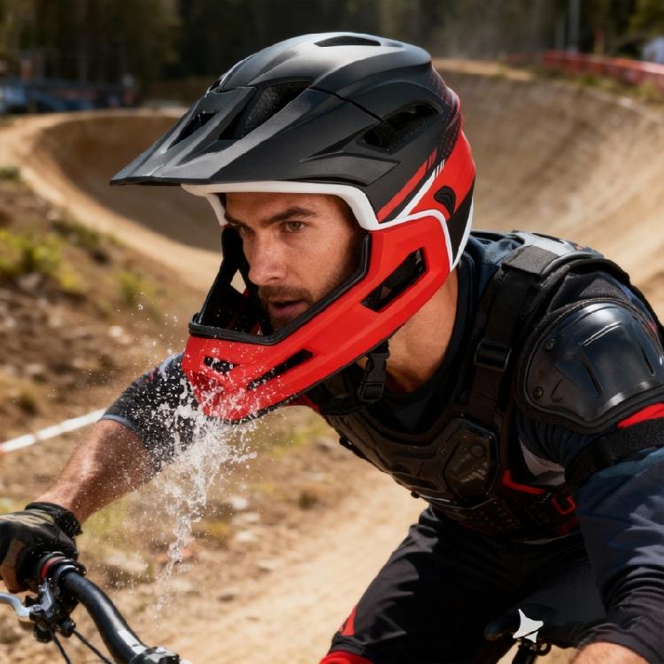 Casque de Sport Structure Renforcée Rembourrage Respirant Réglable Casque Pour Vélo de Montagne et Sentier en Terre