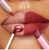 3-teiliges Lippen-Make-up-Set Lipliner Lipgloss Lippenstift Spiegeleffekt Beep Lips Hohe Farbe Lang anhaltend Spendet Feuchtigkeit Reise-Mini-Set