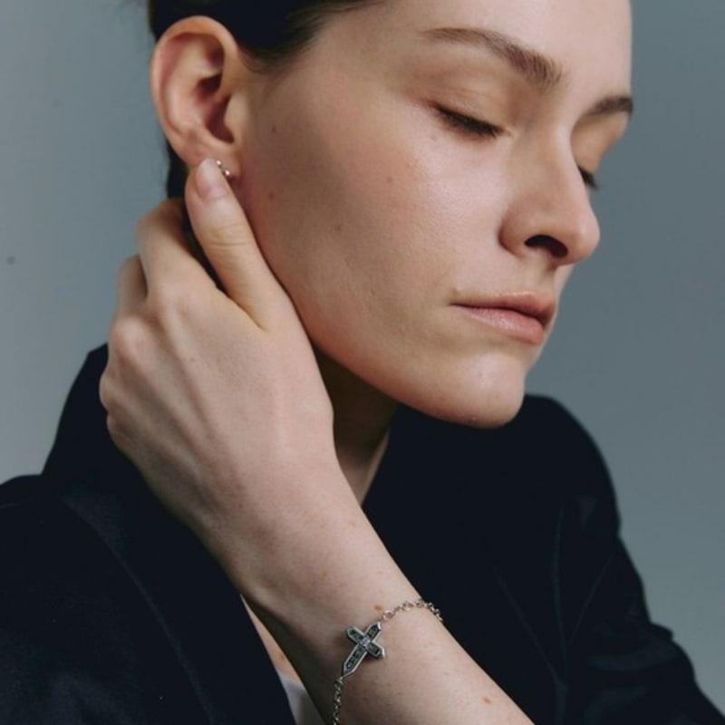 Gaman Silver Crux Tempus Bracelet