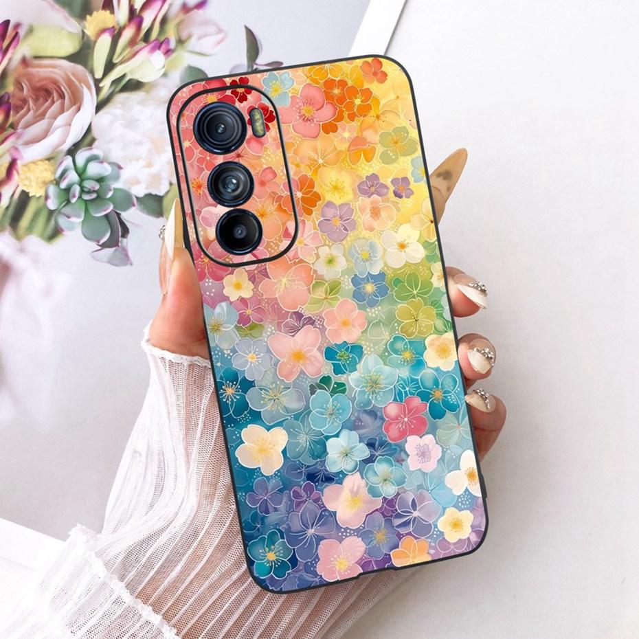 Cute Printing Phone Case For Motorola Edge 30 30Pro 30Neo Soft Black Silicone TPU Cases For MOTO Edge30 Pro Neo Covers Bumpers
