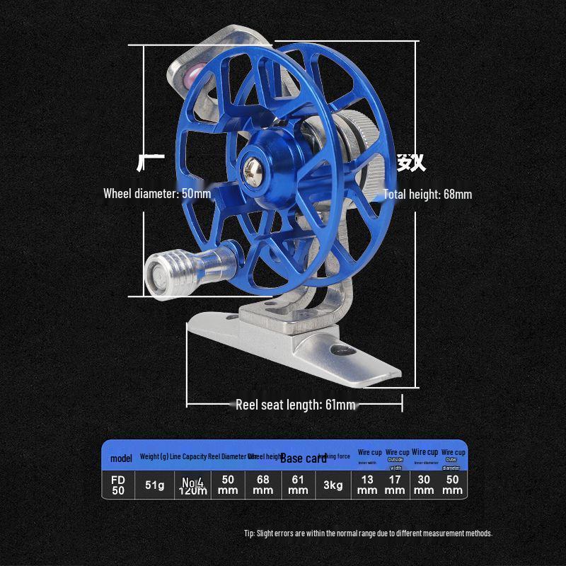 Telescopic Ice Fishing Rod & Reel: Short Solid Tip for Winter Fishing
