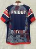 Men's 2025 Rooster Indigenous Rugby Jersey - Short Sleeve Sports Shirt
