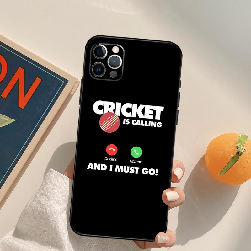

Love Cricket Heart Cricket Player Funda Case For iPhone 16 Pro Max 15 14 11 12 13 Pro Max Mini XR 16e 16 15 Plus Phone Cover iPhone 16e