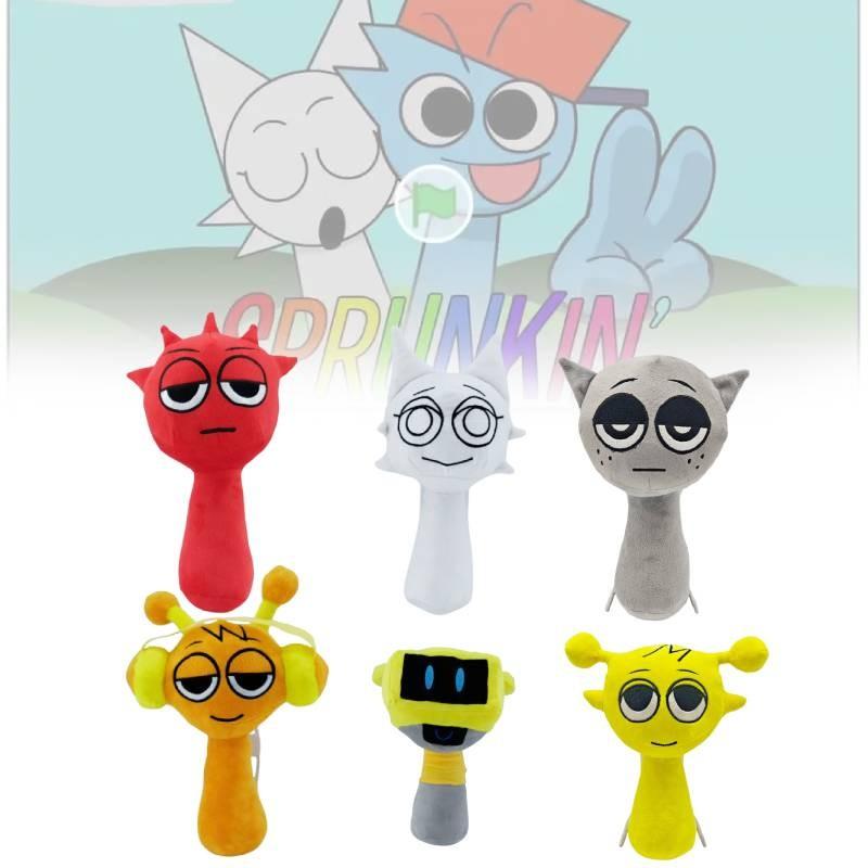 Sprunki Colorful Stuffed Toy Cartoon Game Children Birthday Holiday Gift Dolls