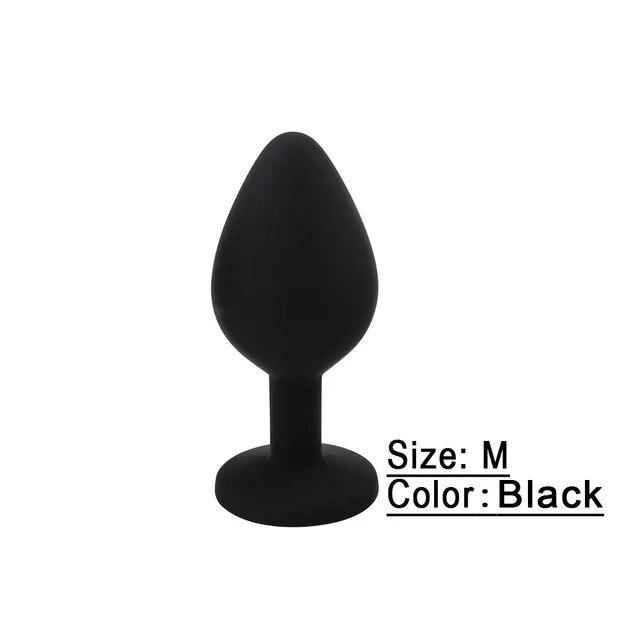 Silicone Anal Plug Unisex Sex Stopper Adult Sex Toys Men/Women Prostate Massager Anal Trainer Butt Plugs for Couples/Gay
