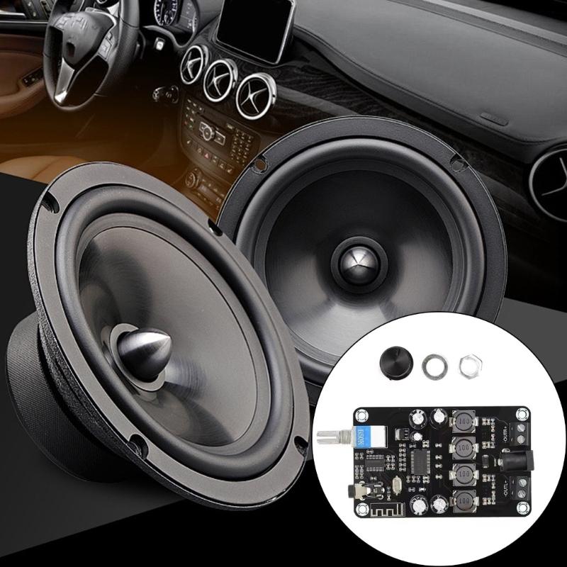 High fidelitys Double Channel Audios Amplifier Board Wireless Auxs 3.5mm Input Compactly Design For Home Theater Systems