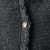 PALUOPO Women's 2025 AW V-Neck Frayed Cashmere Cardigan