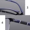 Anti Blue Light Reading Glasses Men Retro Metal Frame Square Students Myopia Glasses Frame Men Hyperopia 0~+4.0 / Myopia -1.0~-6.0