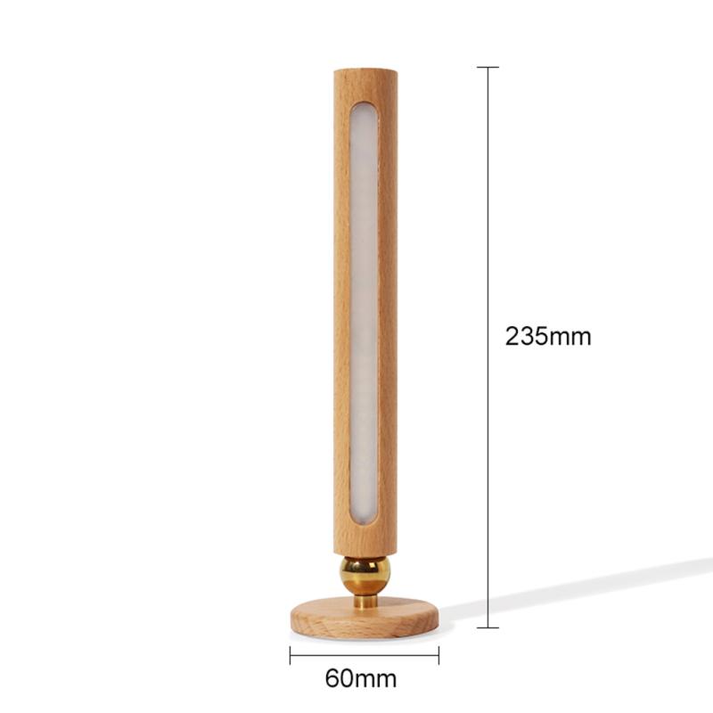 

Светодиодный деревянный настенный светильник, 4000k, 1000 мАч, литиевая батарея, поворот на 360 градусов, зарядка через USB, затемнение