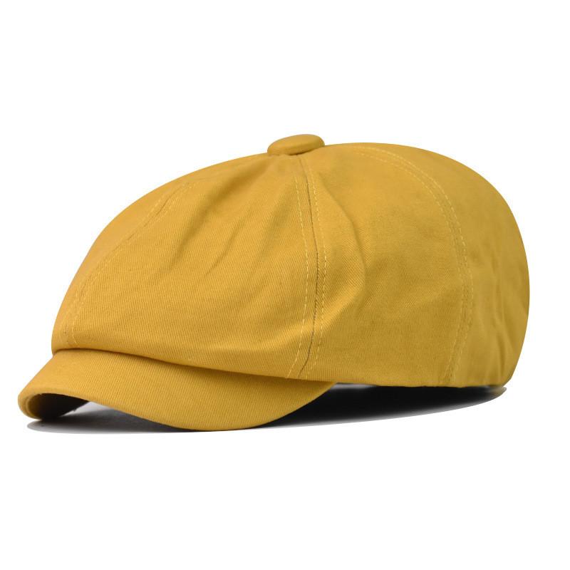 Style Solid College Color Women Casual Sunshade Beret For Spring And Autumn