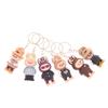 6Pcs Labubu Keychain Backpacks Key Pendants, Doll Pendant Hanging Decoration Keyring Card Gift, Stress-Relieving Accessory